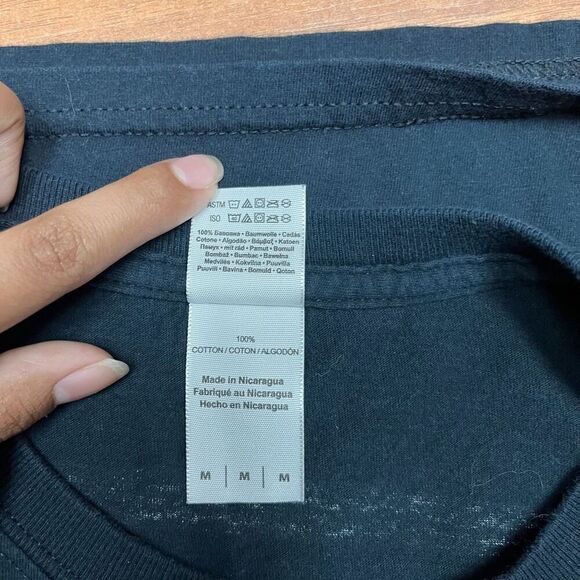 Gildan Mens Soft Style Ringspun Rixton Graphic Tour T-Shirt Black Medium - Picture 7 of 8